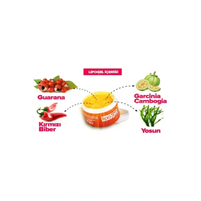 Lipo Selülit Jeli - Orijinal Lipo Gel Bölgesel Kullanım Jeli 150ml X 3 ADET