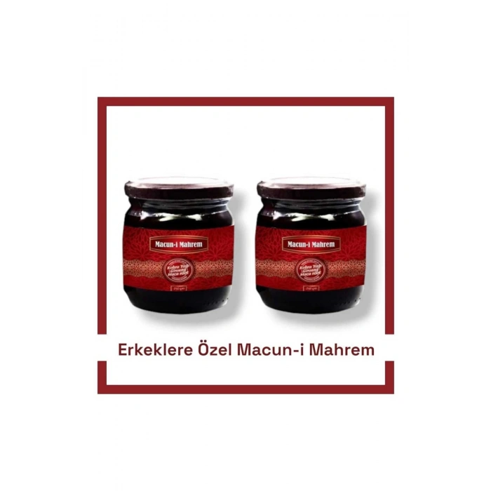 Macun-ı Mahrem Erkeklere Doğal Karışım 240 gr X 2 Adet