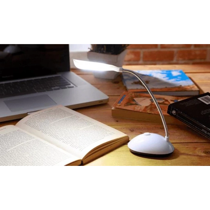 Masa Lambası Spiral Led   Okuma Işığı Pilli Model Led Lamba