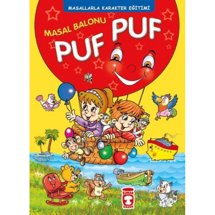 Masal Bnu Puf Puf -  Masallarla Karakter Eğitimi (Fleksi Cilt)
