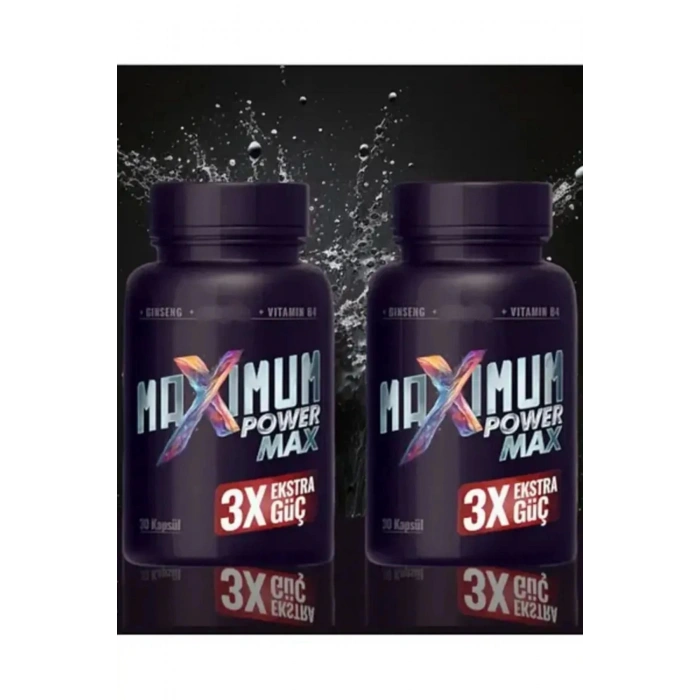 Maximum Power Max 3x Effect Erkeklere Extra Sertlik Maxìmum Güç 30 Lu X 2 Adet