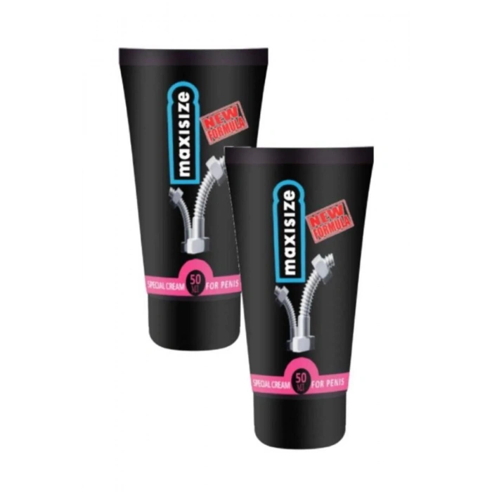 Maxisize Erk.ek Perfo.rmansına Etkili Ser.tleşt.irme Büy.ütme Kremi 50 ml X 2 Adet