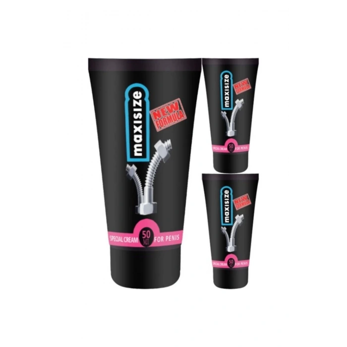 Maxsize Maxi Size 3 Adet Cream Erkeğe Özel 50 ml Şekillendirici Hareketleyici Krem