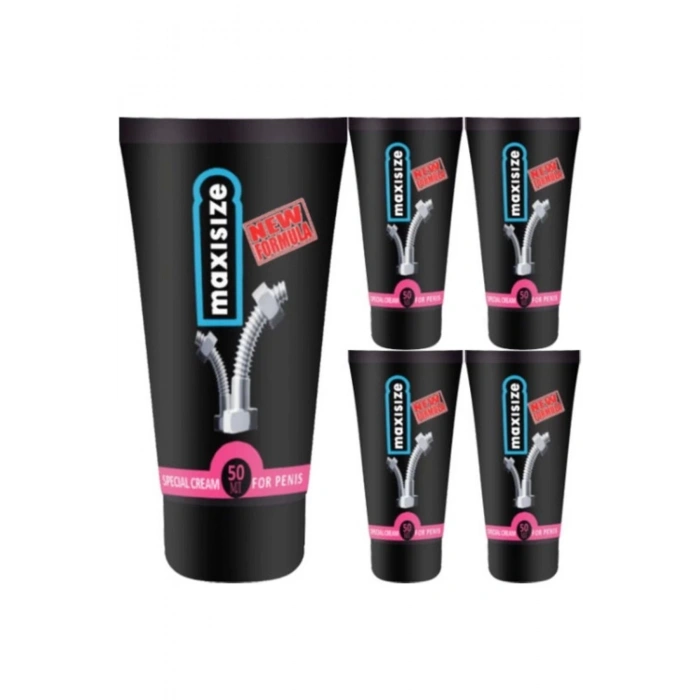 Maxsize Maxi Size Cream Erkeğe Özel 5 Adet 50 ml Şekillendirici Hareketleyici Krem