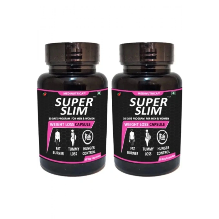 Medinutrica Super Slim 2 Adet Fiziğinizdeki Hafifliğin Ve Inceliğin Için Bay 30 Lu Caps