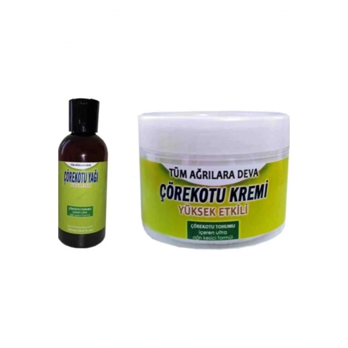 Mem Çörek Otu Kremi 100 ml + Çörek Otu Yağı 150 ml 2li Set Ağrılarınız İçin Krem + Yağ Set