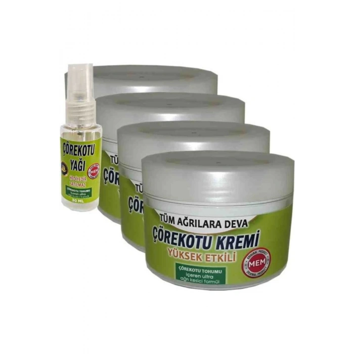 Mem Çörek Otu Kremi 4 Adet - Çörek Otu Yağı Hediye