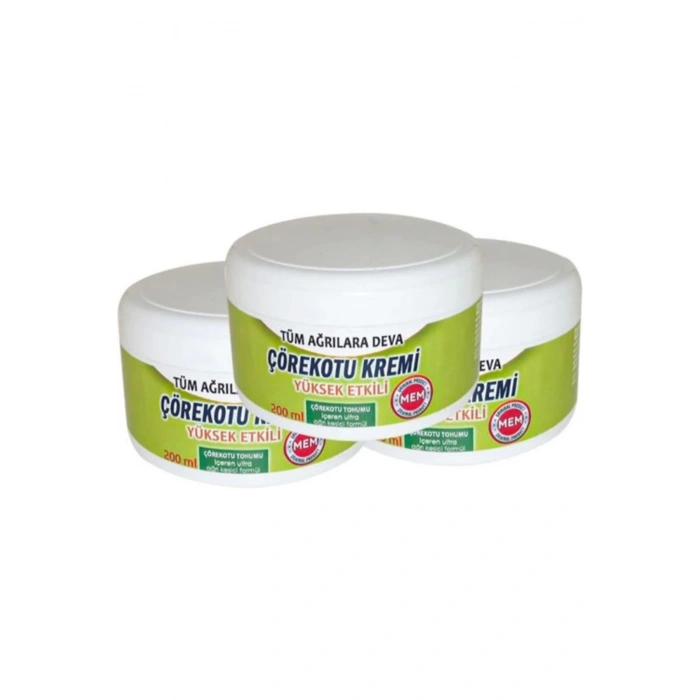 Mem Çörek Otu Kremi Green Box 200 ml x 3 adet
