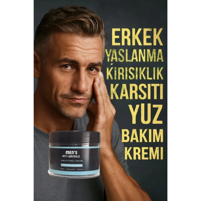 Mens Anti-wrinkle Cream Erkek Yaşlanma Kırışıklık Karşıtı Yüz Bakım Kremi 100 Ml