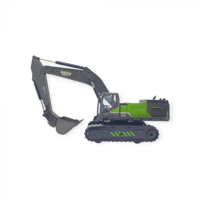 Metal İş Makinası Excavator - Tekerlekli 26cm - 601-4