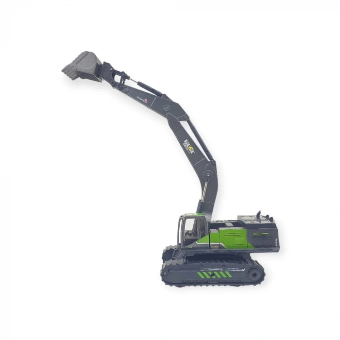 Metal İş Makinası Excavator - Tekerlekli 26cm - 601-4