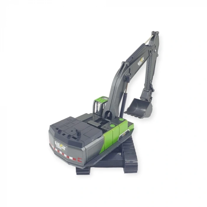 Metal İş Makinası Excavator - Tekerlekli 26cm - 601-4