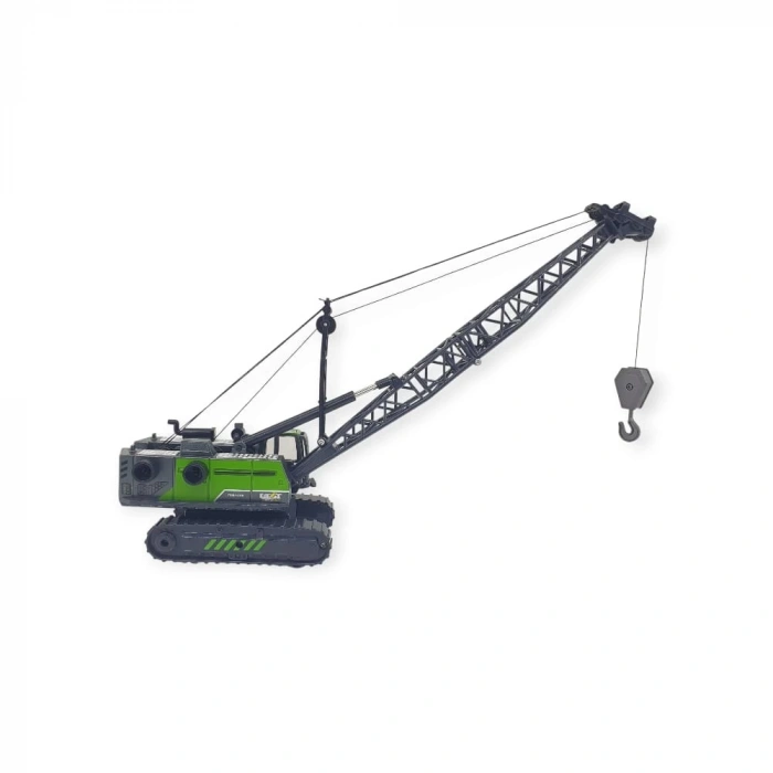 Metal İş Makinası Vinç - Tekerlekli 26cm - 601-6