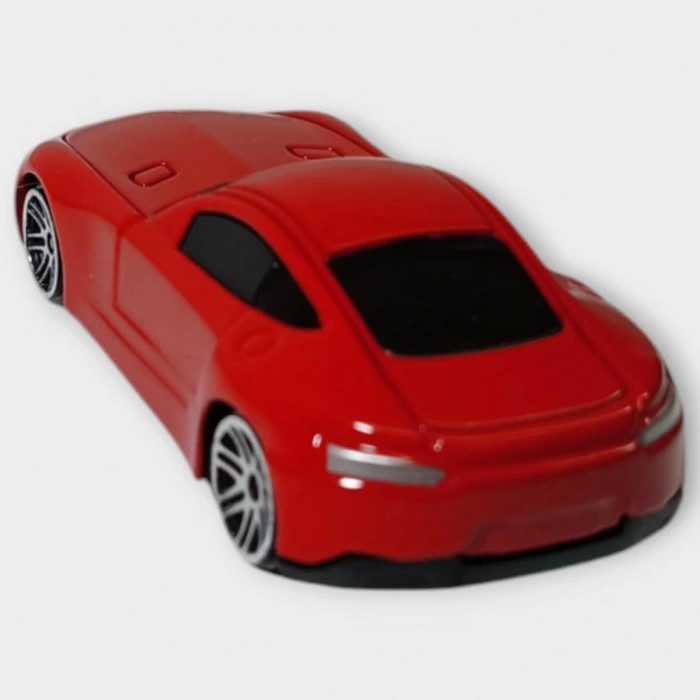 Metal Mini Arabalar  8 cm - Kırmızı - 1