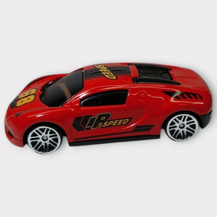 Metal Mini Arabalar  8 cm - Kırmızı - 4