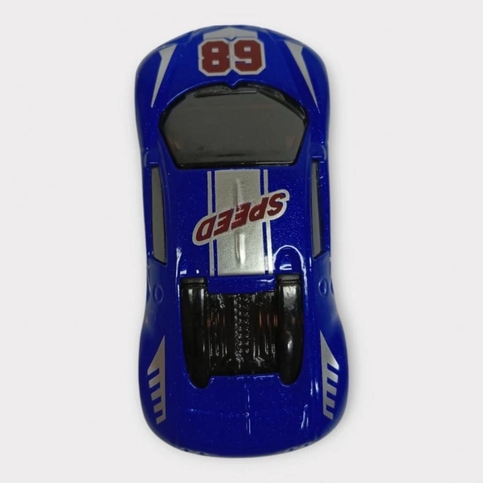 Metal Mini Arabalar  8 cm - Mavi - 2