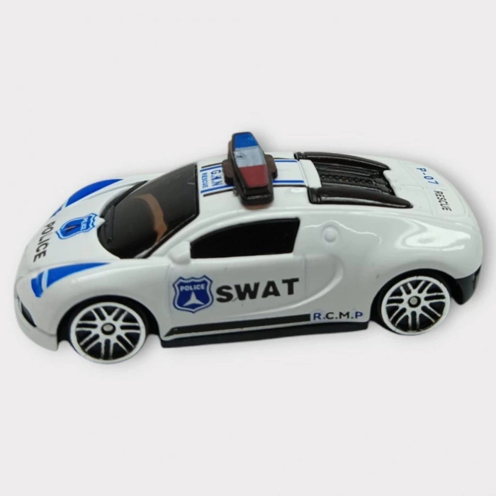 Metal Mini Polis Arabası  8 cm - Polis - 2