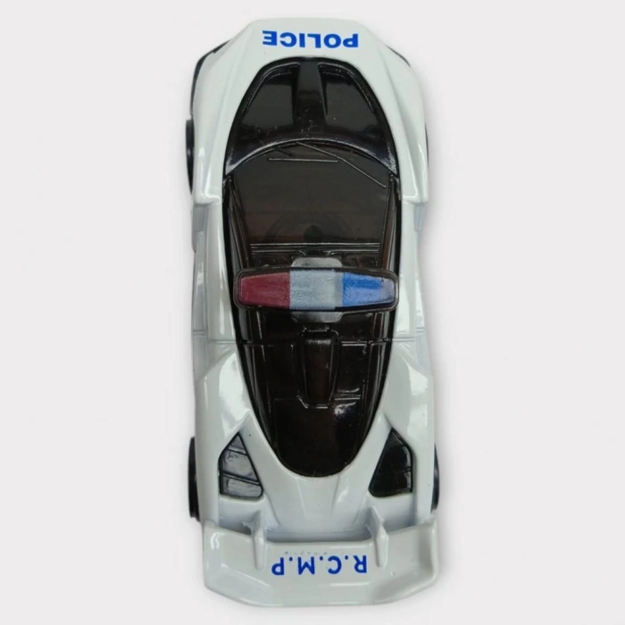 Metal Mini Polis Arabası  8 cm - Polis - 4