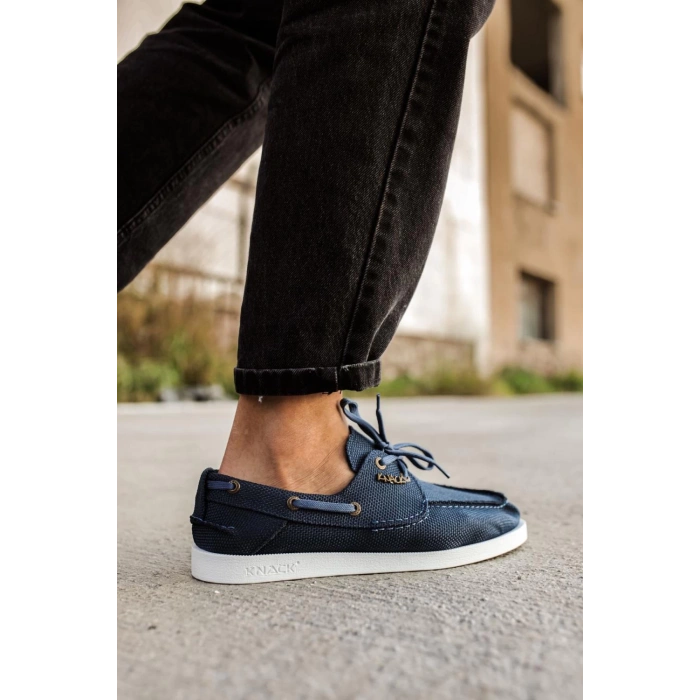 Mevsimlik Keten Ayakkabı  Mavi