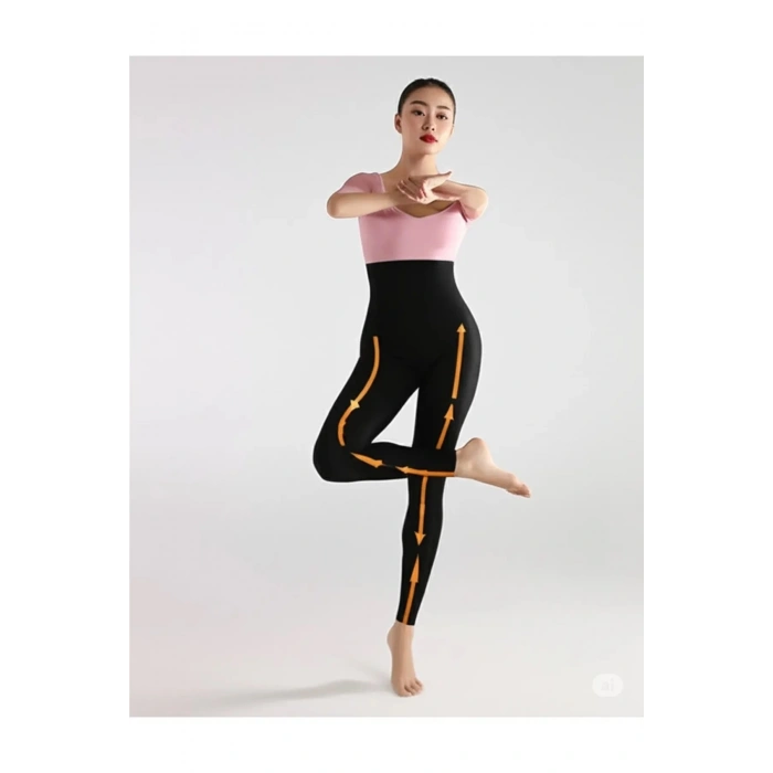 Mikro Kapsüllü Yüksek Bel Bölgesel ya Ter Atmaya Yardımcı Süper Akıllı  Tayt