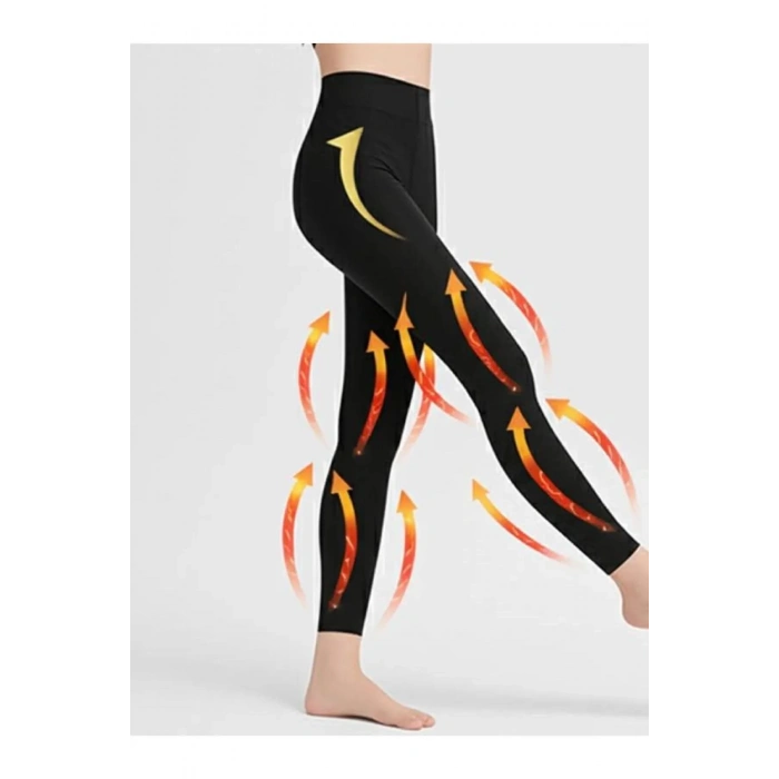 Mikro Kapsüllü Yüksek Bel Bölgesel ya Ter Atmaya Yardımcı Süper Akıllı  Tayt