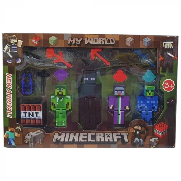 Minecraft 4 lü Figür ve Aksesuarları