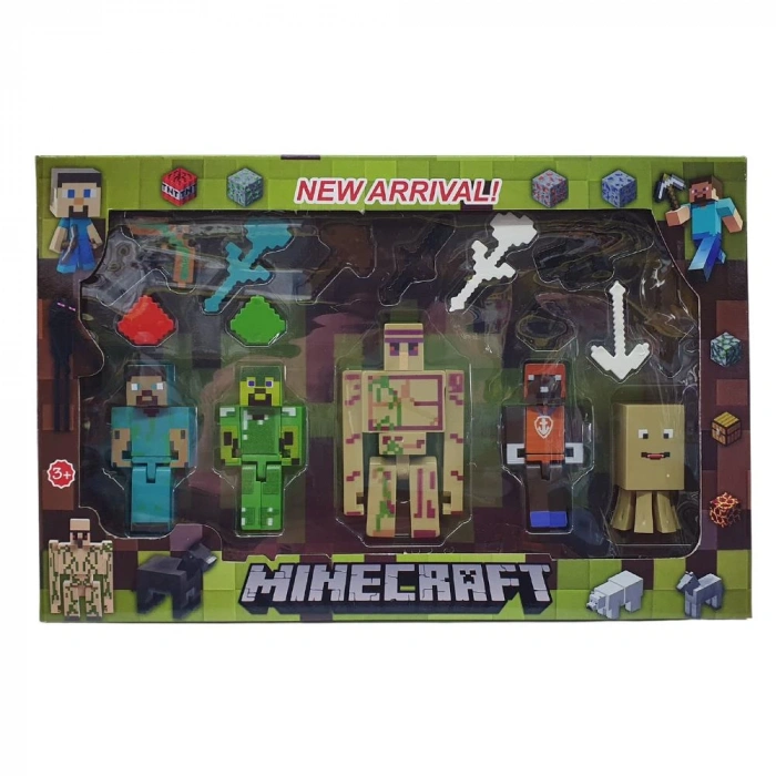 Minecraft 5 li Figür ve Aksesuarları