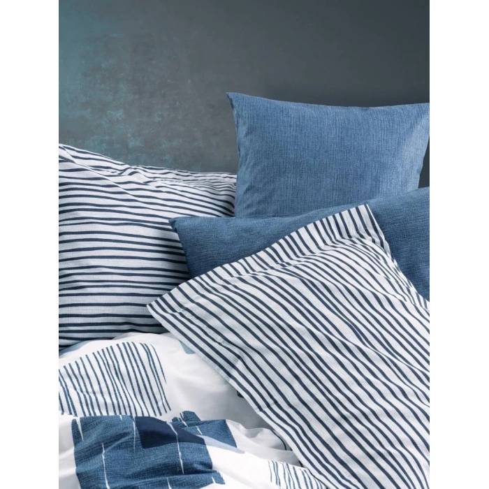 Modern Çift Kişilik Nev Takımı Solito İndigo