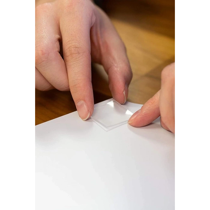 Montaj Bandı 2.5 KG - Çift Taraflı Hazır Kesilmiş Silikon Bant 12&#39;li Montaj Bandı, Şeffaf