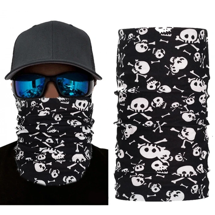 Motorcu Boyunluk Baf Buff Bandana 25x48 cm Model 1