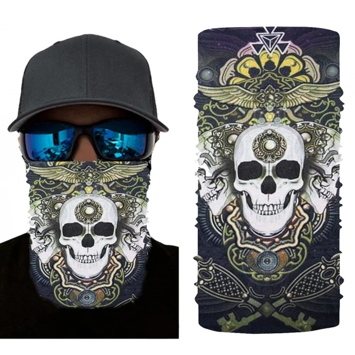 Motorcu Boyunluk Baf Buff Bandana 25x48 cm Model 3