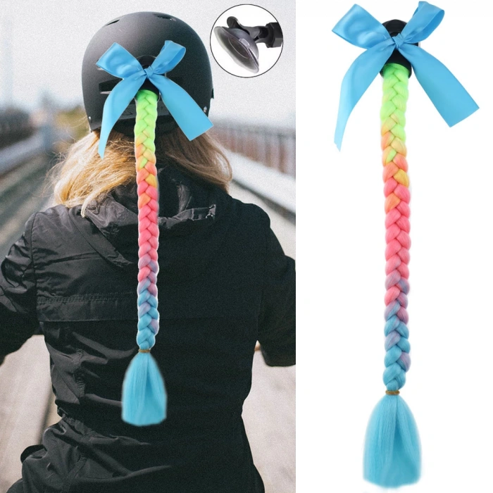 Motosiklet Kaskı Örgülü At Kuyruğu / ACM07