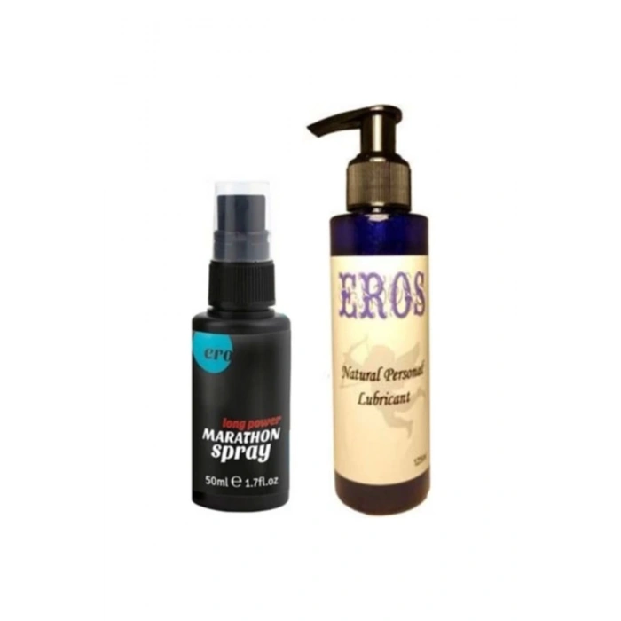 Mucizevi Erkeklere Özel Sprey 50 Ml + Eros 125ml Lubricant Gel