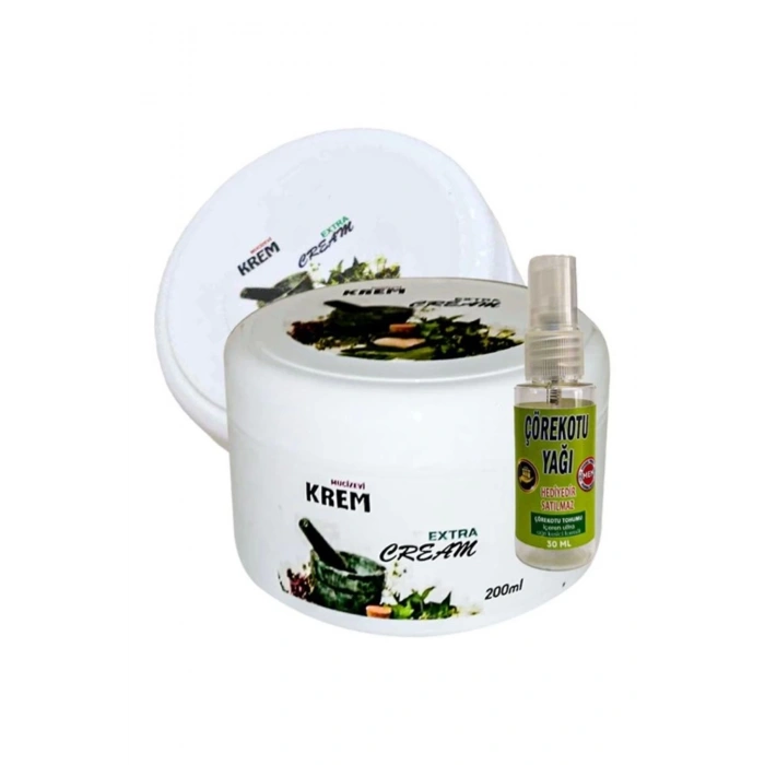 Mucizevi Krem 2li Bölgesel Bakım Relax Kremi CRK:026 125 ml + Yanında Hediye 30 ml Çörek Otu Yağı