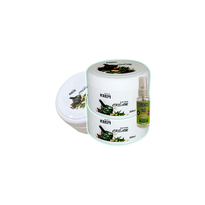Mucizevi Krem Eklem Kas Agrılarına Bakım Masaj Kremi 3x125 ml+30 ml Çörek Otu Yağı ile