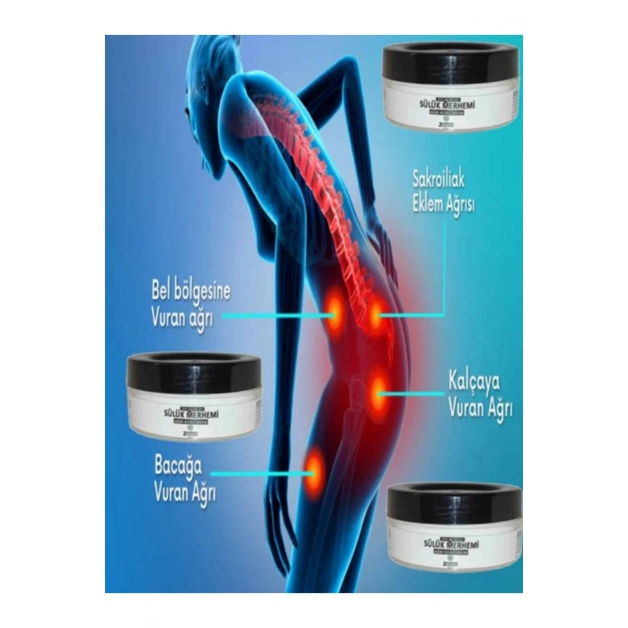 Mucizevi Sülük Merhemi Tüm Vücut Sızıları Ağ.rı Ve Masaj Kremi 50 ml