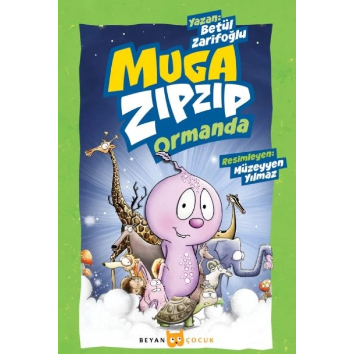 Muga Zıpzıp Ormanda (Renkli - li)