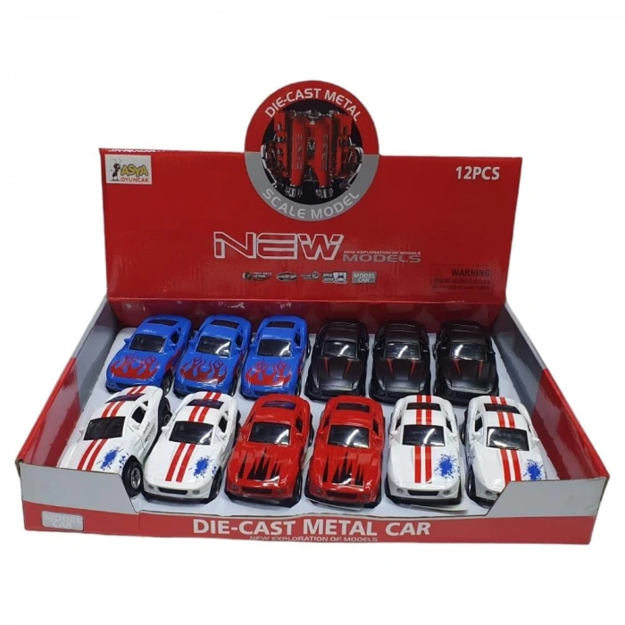 Çek Bırak Spor Araba - Işıklı Sesli Model - FY6148-D-Siyah