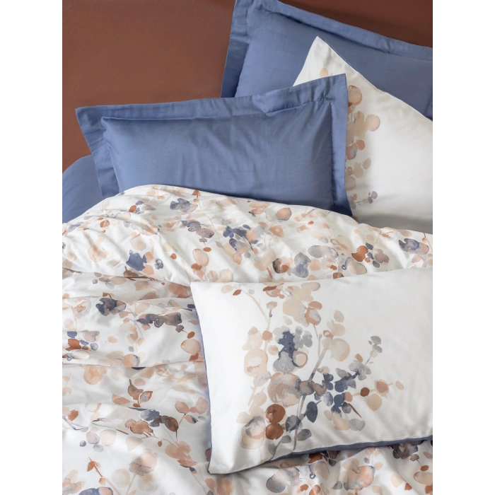 Nebulae İndigo Saten Nev Takımı Çift Kişilik