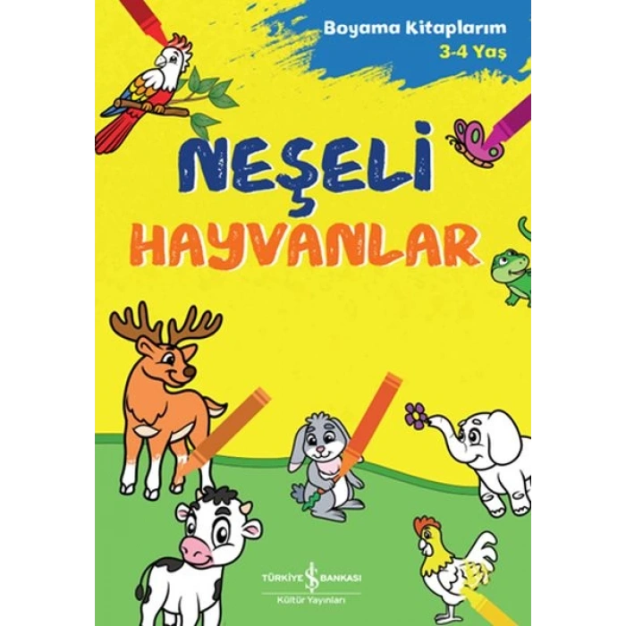 Neşeli Hayvanlar - Boyama larım 3-4 Yaş