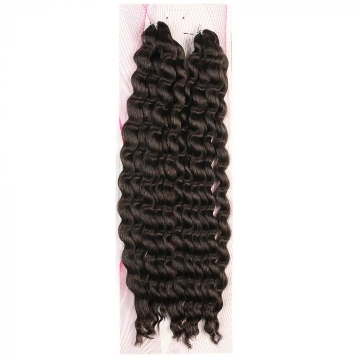 Nice Bulk Afro Su Dalgası Saç / Kahverengi