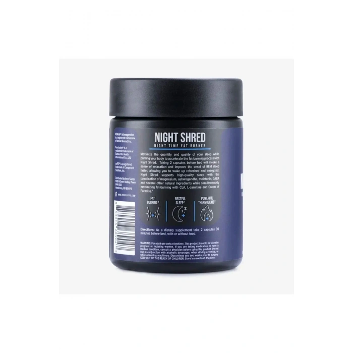 Night Shread Time Fat Burner Gece Yağ Yakma 60 Lı X 3 ADET + 1 Jel Hediye