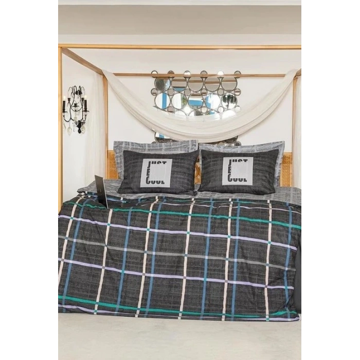 Odesa Gris Çift Kişilik Nev Takımı