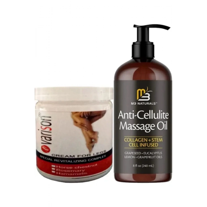 on 200 ml Kremi + Anti-Cellulite Massage Oil 240 ml Masaj Yağı