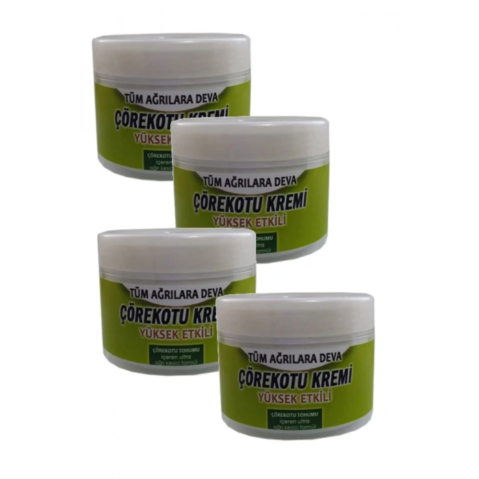 Organicsun Çörek Otu Yağı Ağrı Masaj Kremi Kas Eklem Ve R0matizma İçin Birebir 100ml X4 ADET