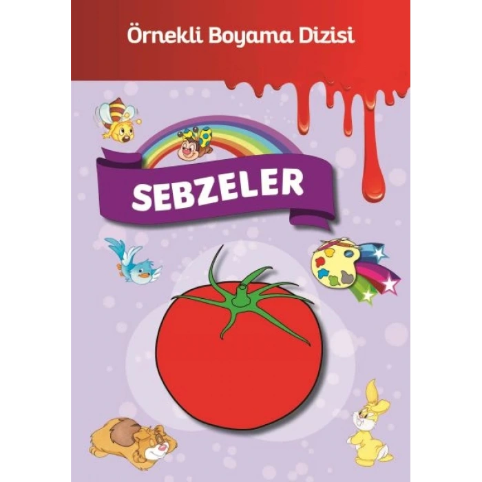 Örnekli Boyama - Sebzeler