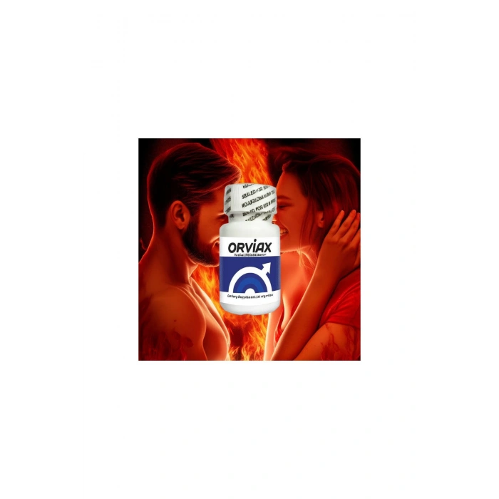 Orviax Erkekler İçin lü sel Boyutlandırıcı Takviye 30lu x 2 ad+Lustra Masaj Yağı