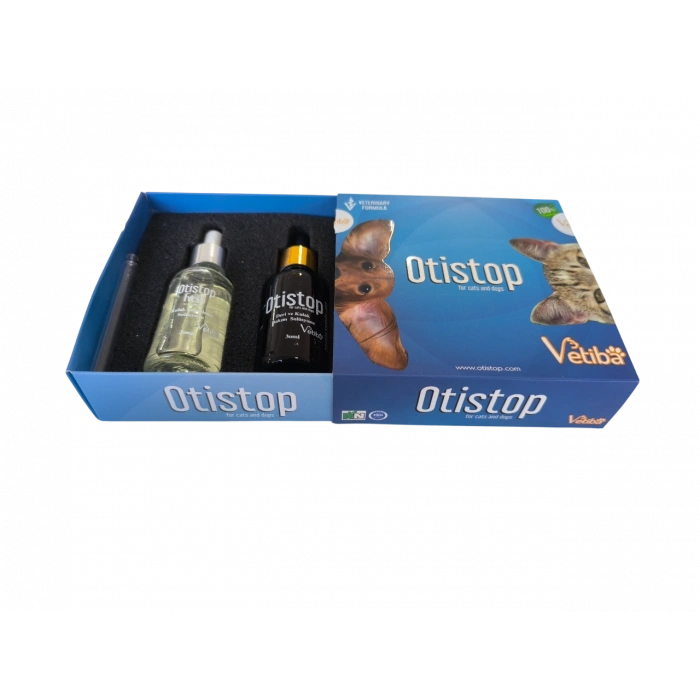 Otistop Kedi Köpek Kulak Uyuzu Bakım Losyonu 30 ml + 30 ml