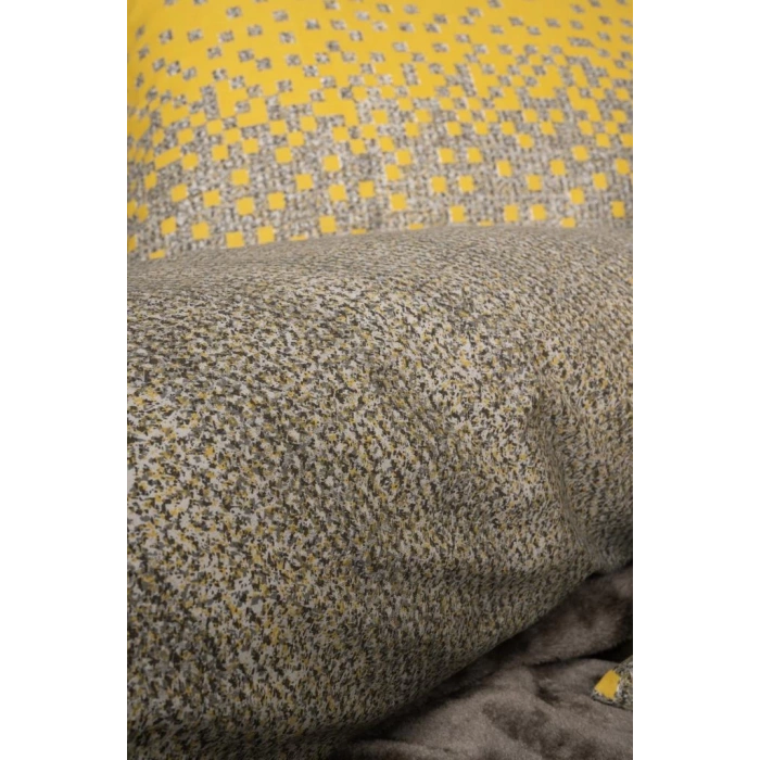 Oyster Çift Kişilik Battaniyeli Nevresim Takımı Kahve