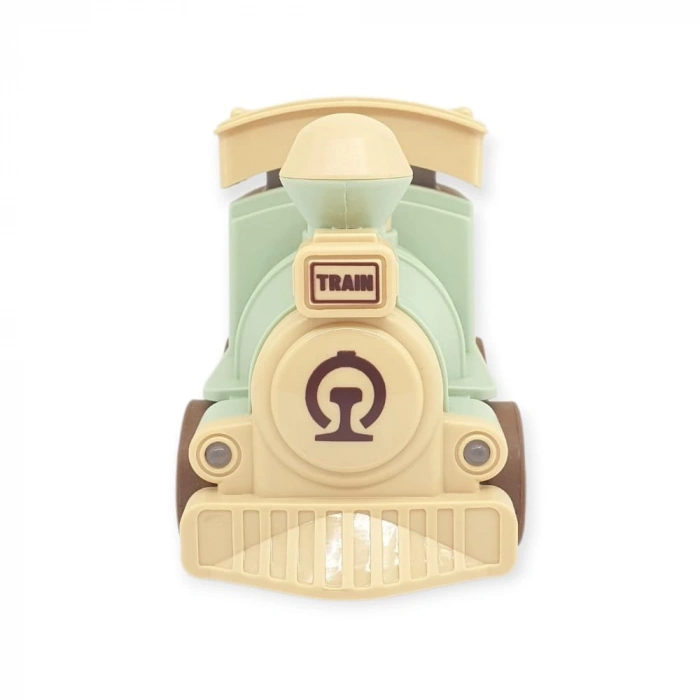 Oyuncak Tren Işıklı Sesli Bas Gitsin 14cm - YEŞİL - 8068A